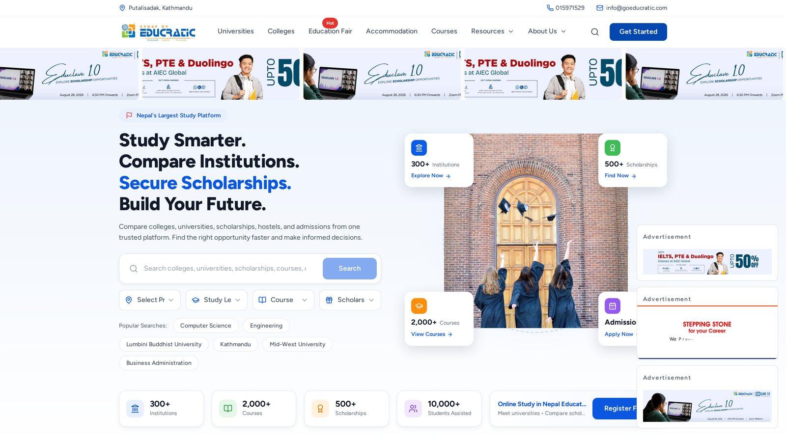 Educratic, Study platform