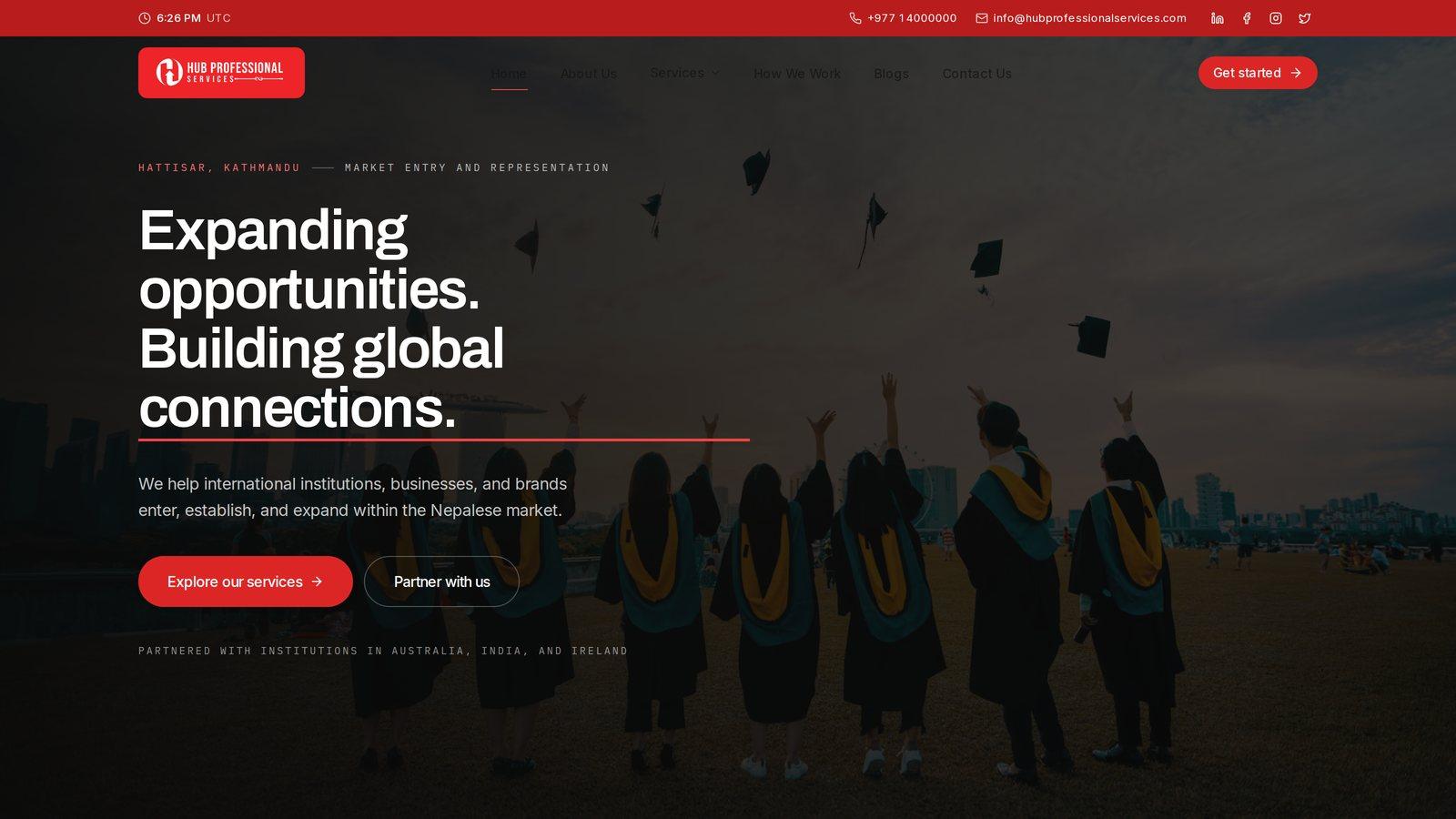 Hub Professional, Market entry & representation