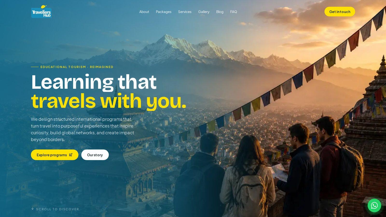 Travellers Hub, Educational tourism
